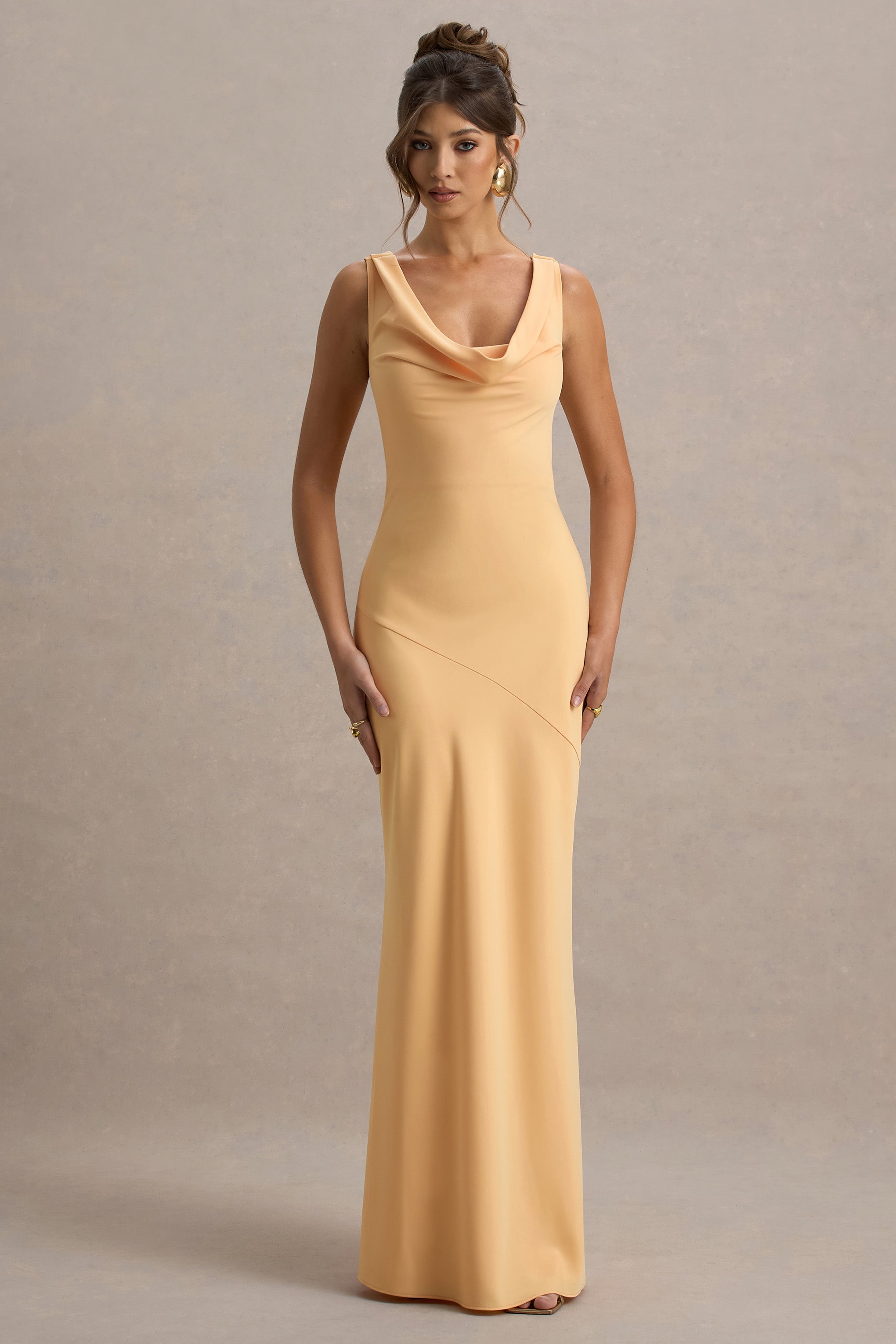 Raya | Twist Satin Dress